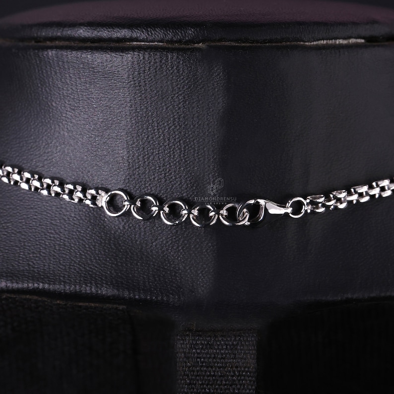 Round Cut Lab Grown Diamond Tennis Necklace 8.90 TCW – EF/VS Diamonds, 18 Inch Adjustable Necklace for Women - Image 8